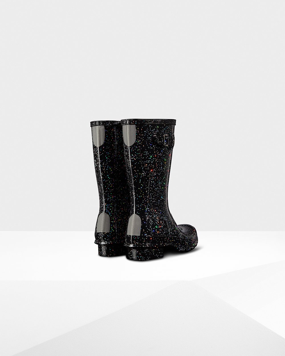 Hunter Original Big Giant Glitter Rain Boots - For Sale Cheap Kids Black - PQDRMO298